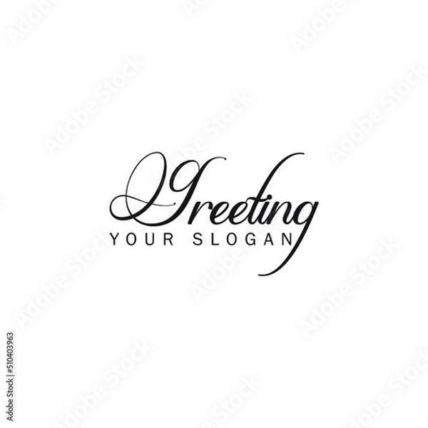 Fototapeta Hand-drawn lettering, cooking theme. Vector illustration, paint with a brush—isolated phrase on white background.