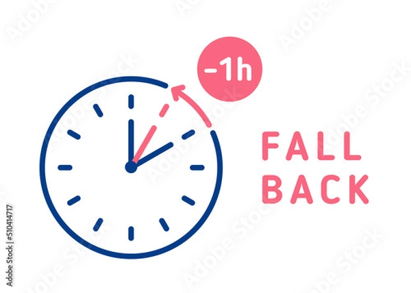 Fototapeta Outline vector icon with text fall back.