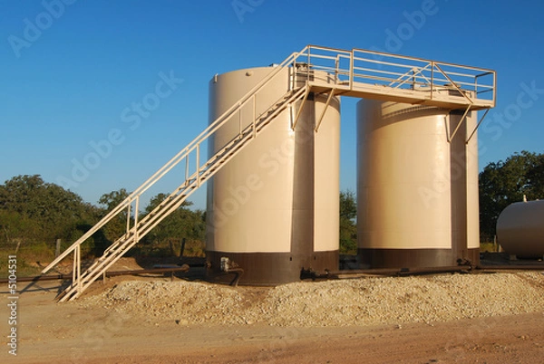 Obraz Twin Tan Storage Tanks