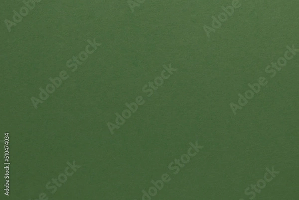 Obraz Green paper texture. Blank green paper background in olive tone