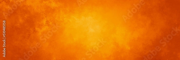 Fototapeta Abstract orange fire background texture, red border with fiery yellow flames and smoke pattern, halloween fall or autumn colors of orange red and yellow.