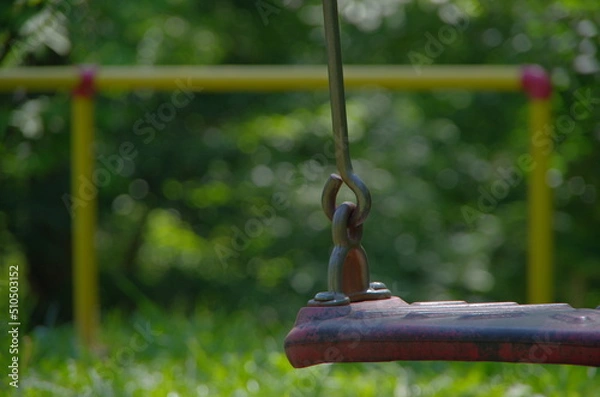 Obraz 新緑とブランコ