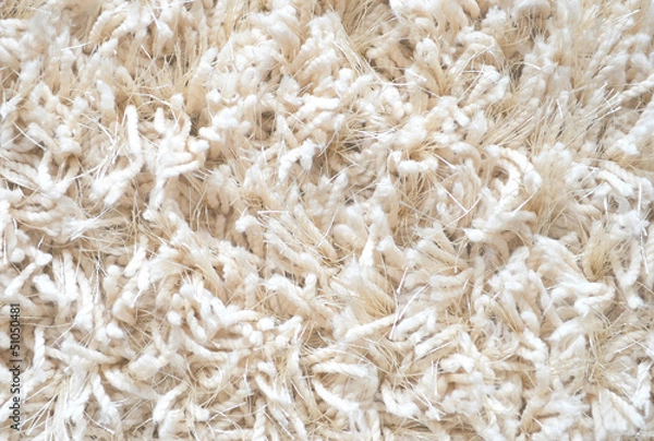 Fototapeta White carpet texture