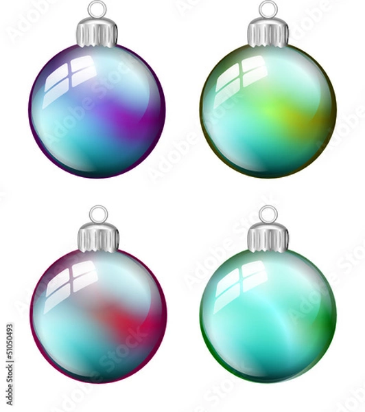 Obraz Weihnachtskugeln Plasma Set