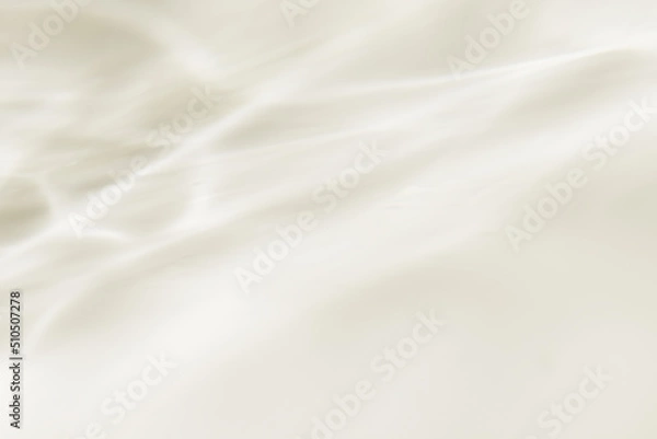 Obraz 高級感のあるベージュのすべすべとした質感のドレープ背景