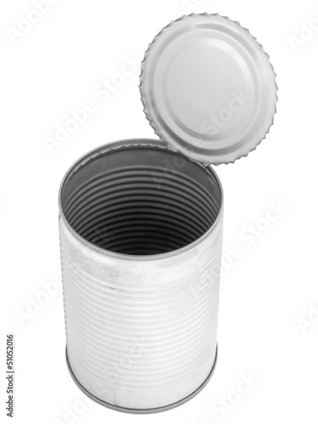Obraz Empty metal food can