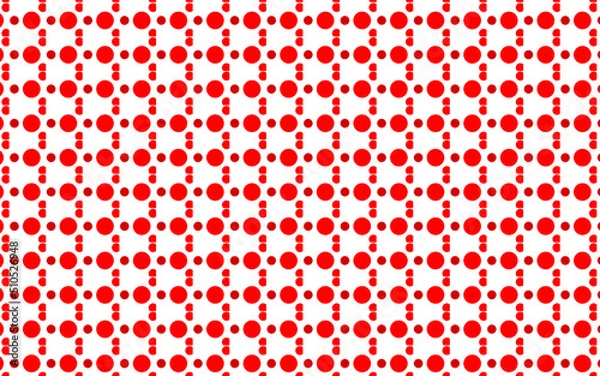 Obraz Red circle pattern. perfect for backgrounds and more