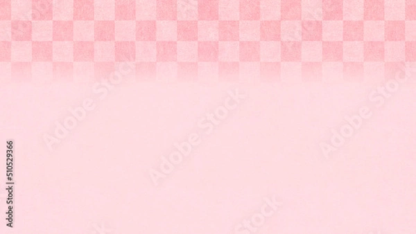 Obraz Pink oriental background material with traditional patterns