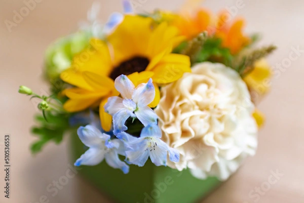 Obraz フラワーアレンジメント　デルフィニウム