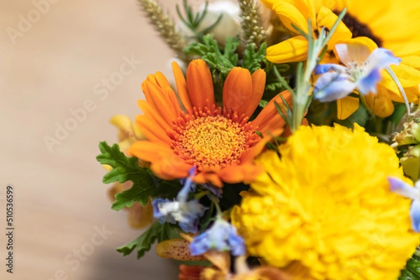 Obraz フラワーアレンジメント　ガーベラ