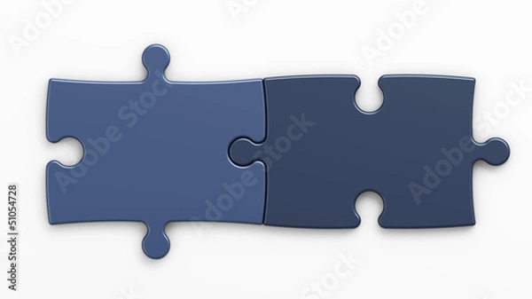 Fototapeta puzzle pieces to place concepts