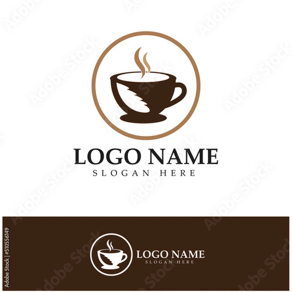 Obraz Coffee cup Logo Template