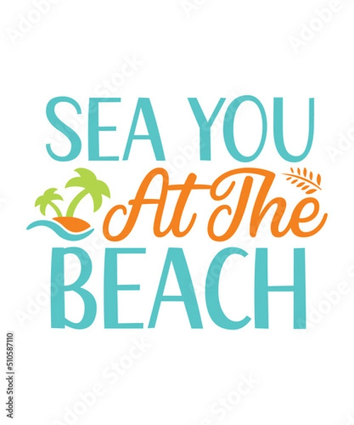 Obraz Beach SVG, Beach Life SVG, Sunset Beach Svg, Beach scene svg, Beach summer svg