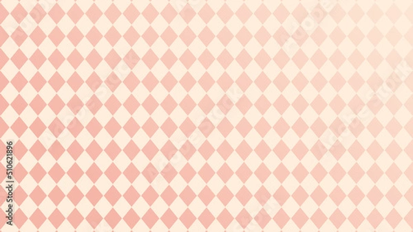 Fototapeta シンプルなチェック柄（ハーリキンチェック柄）