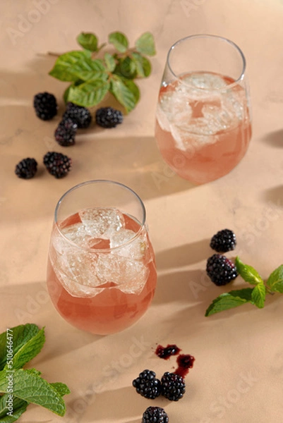 Obraz drink blueberry