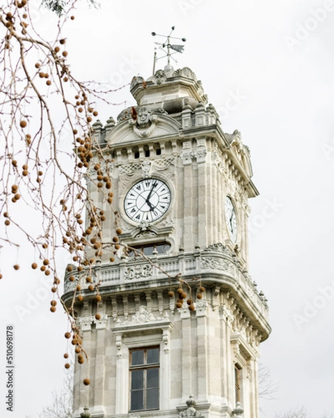 Obraz Clock tower of Dolmabahce palace