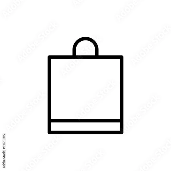 Obraz shopping bag icon vector design illustrator