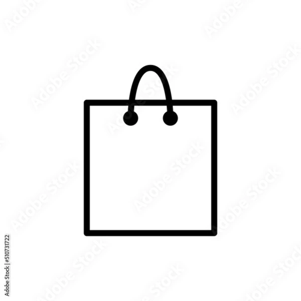 Obraz shopping bag icon vector design illustrator