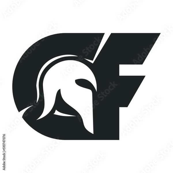 Fototapeta cf spartan logo