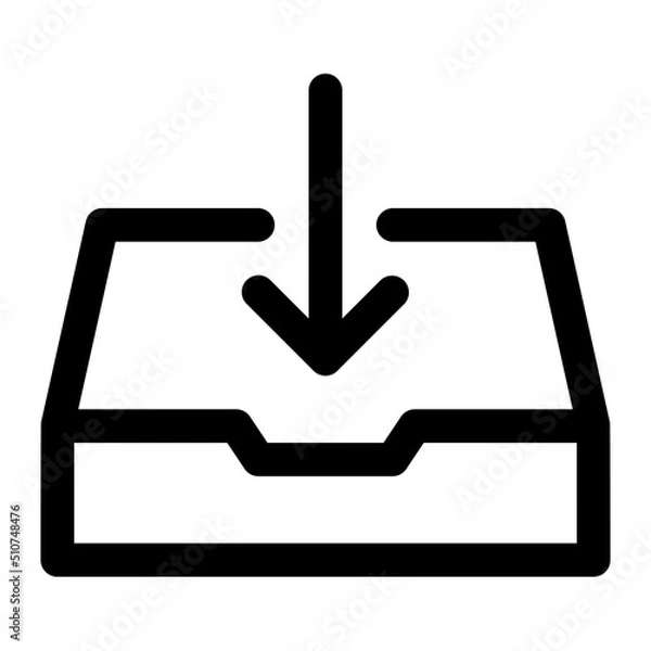 Fototapeta Inbox icon