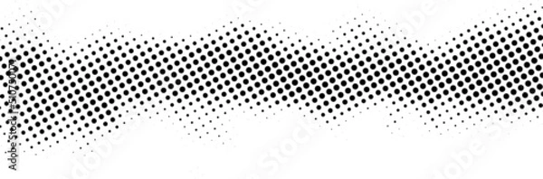 Fototapeta Halftone background. Abstract grunge halftone dots texture Pattern background. 