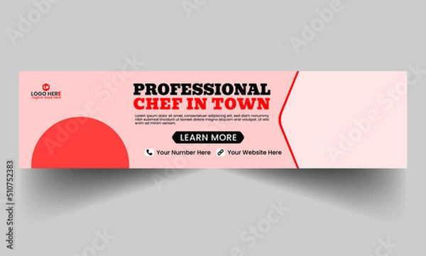 Obraz Linkedin Banner Design Template