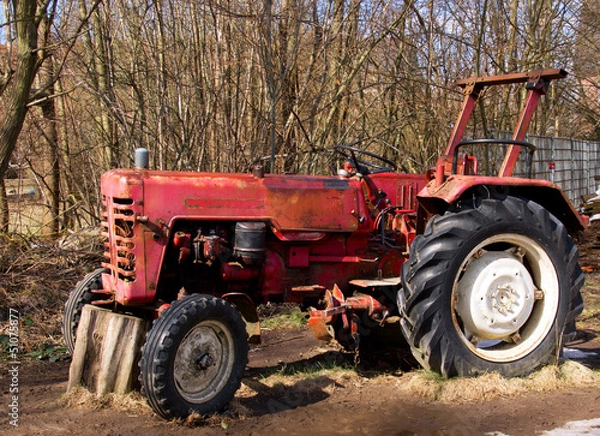Fototapeta Alter Traktor