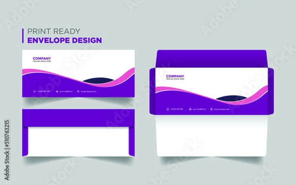 Obraz Creative Modern Envelope Template