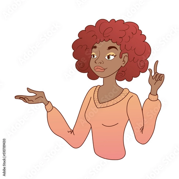 Fototapeta Hand language and gesticulating concept