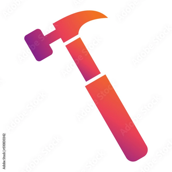 Fototapeta Hammer Icon