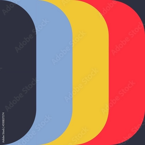 Fototapeta  Geometry minimalistic art poster with simple shape and figure. Abstract vector design template in scandinavian style for web banner, business presentation, corporate identity, fabric print, wallpaper