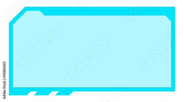 Fototapeta rectangle hud background
