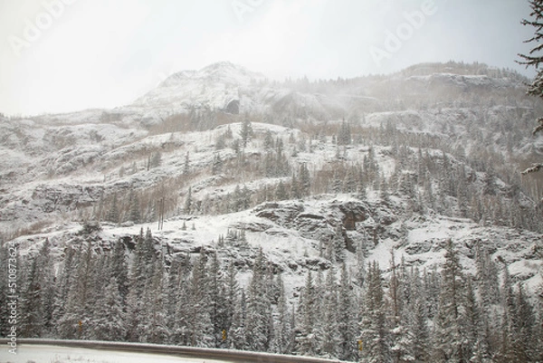 Obraz Snow covered mountains