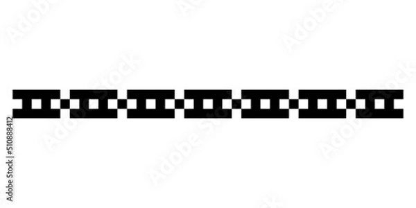 Fototapeta pixel border art
