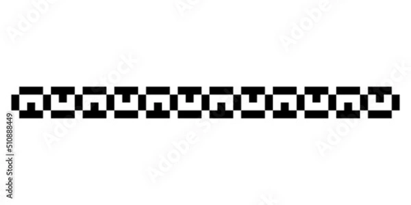 Obraz pixel border art
