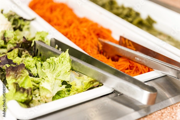 Fototapeta Salad Büffet