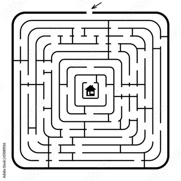 Fototapeta Labyrinth