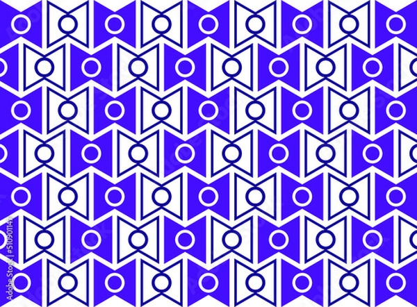 Fototapeta seamless geometric pattern with triangles