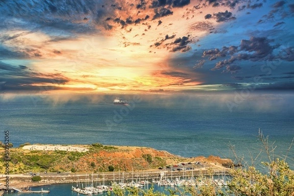 Obraz sunset over the sea