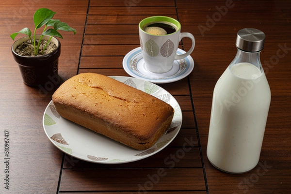 Obraz panqué con café