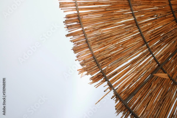 Fototapeta parasol on the beach