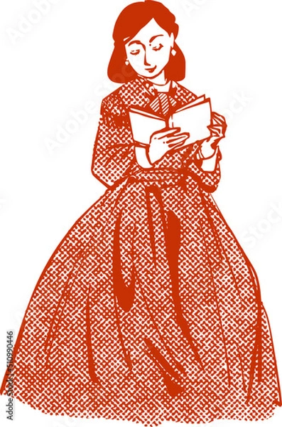 Obraz reading a book