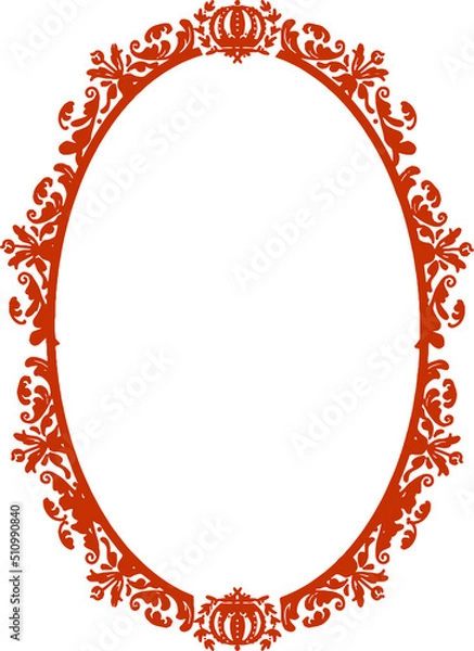 Obraz frame with flowers