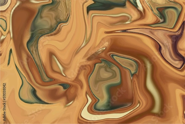 Fototapeta Colorful Liquid Background desing, Fluid painting abstract texture,aet technique. can be used for background or wallpaper