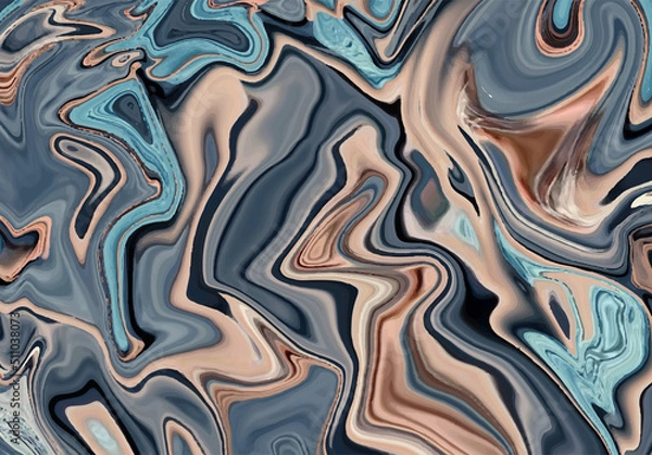 Fototapeta Colorful Liquid Background desing, Fluid painting abstract texture,aet technique. can be used for background or wallpaper