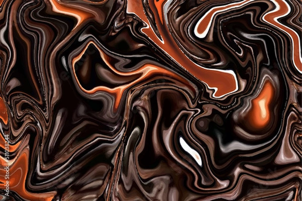 Fototapeta Colorful Liquid Background desing, Fluid painting abstract texture,aet technique. can be used for background or wallpaper