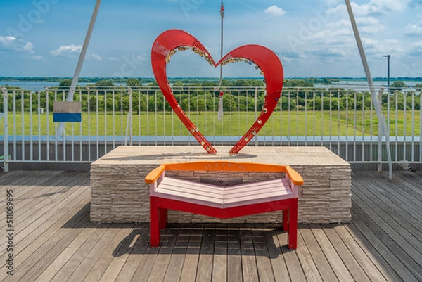 Obraz 埼玉県加須市　道の駅かぞわたらせ　恋人の聖地