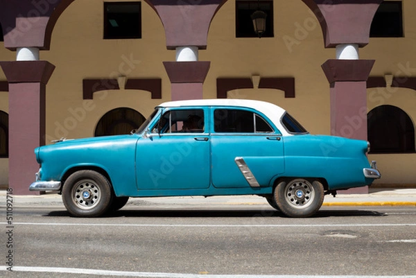 Obraz レトロなクラッシクカー