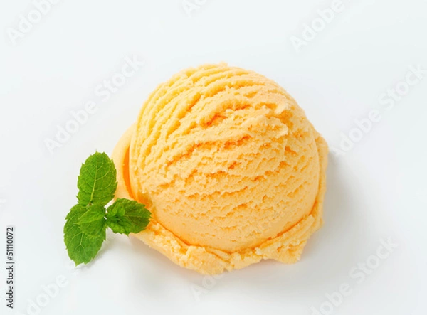 Obraz Apricot ice cream