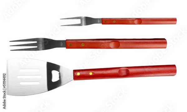 Obraz Naczynia do grillowania. Odosobniony